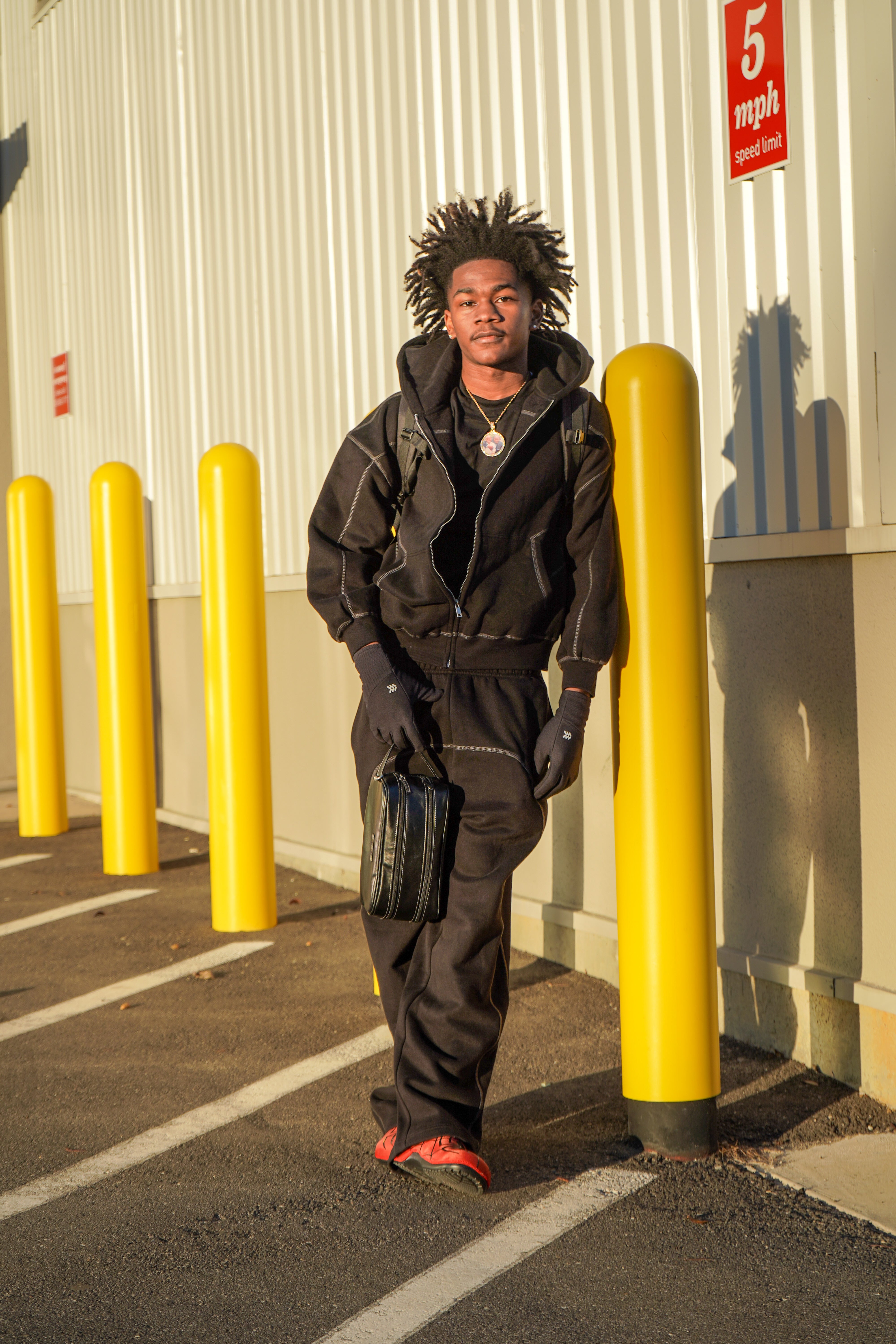 NewInVision-Stitched Fleece Sweatpants