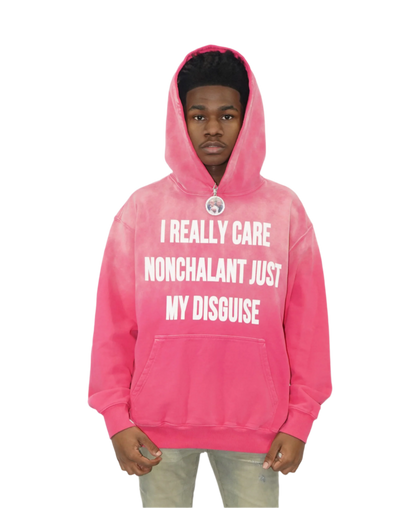 "Nonchalant" Monkey Wash Oversized Hoodie