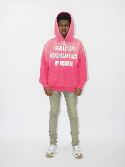 "Nonchalant" Monkey Wash Oversized Hoodie