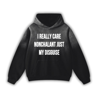 "Nonchalant" Monkey Wash Oversized Hoodie
