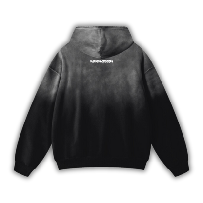 "Nonchalant" Monkey Wash Oversized Hoodie