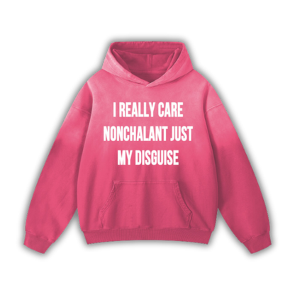 "Nonchalant" Monkey Wash Oversized Hoodie
