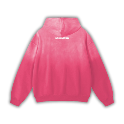 "Nonchalant" Monkey Wash Oversized Hoodie
