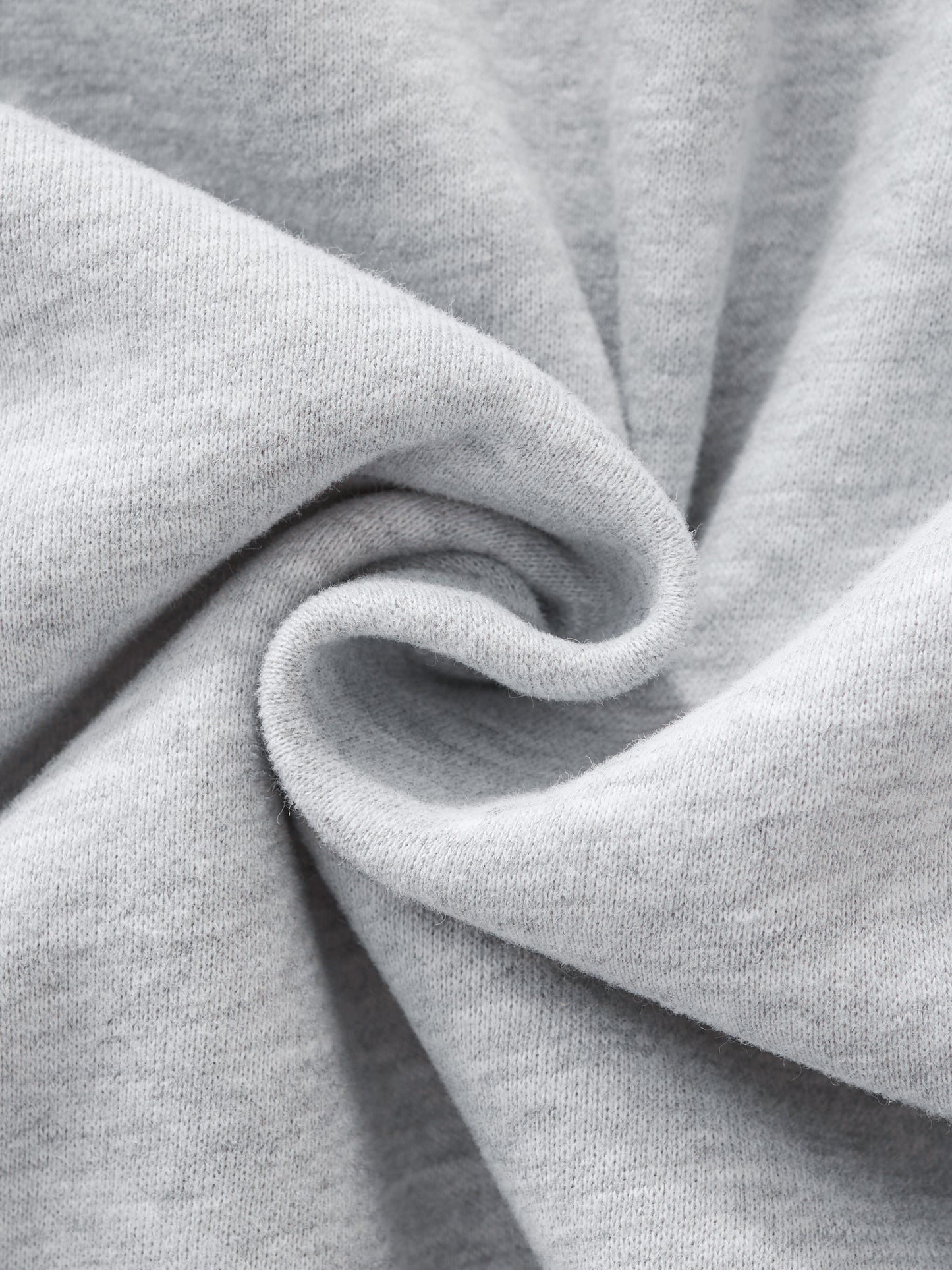 NewInVision-Stitched Boxy Fleece Zip Hoodie